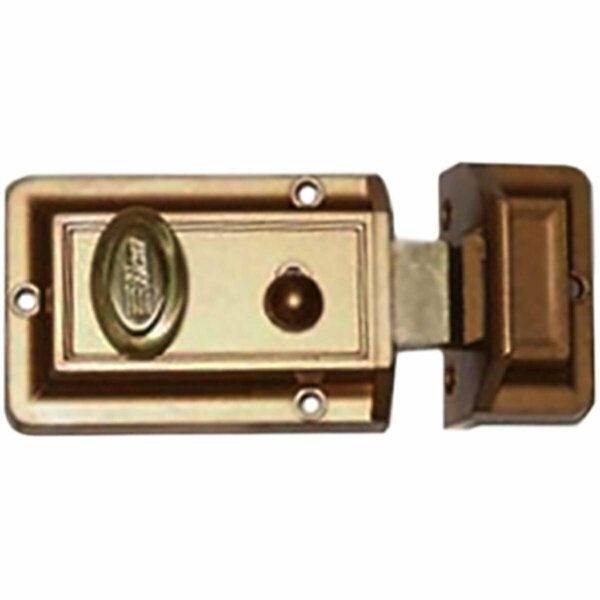 Homestead Jimmy Proof Single Dead Lock, Bronze Lacquered HO2811454
